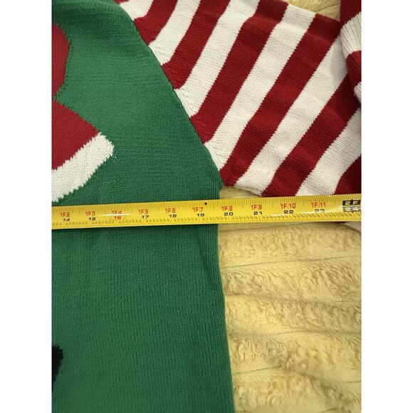 Mrs Claus Ugly Christmas Sweater I Have To Go! Size red white and green Large - Picture 6 of 10